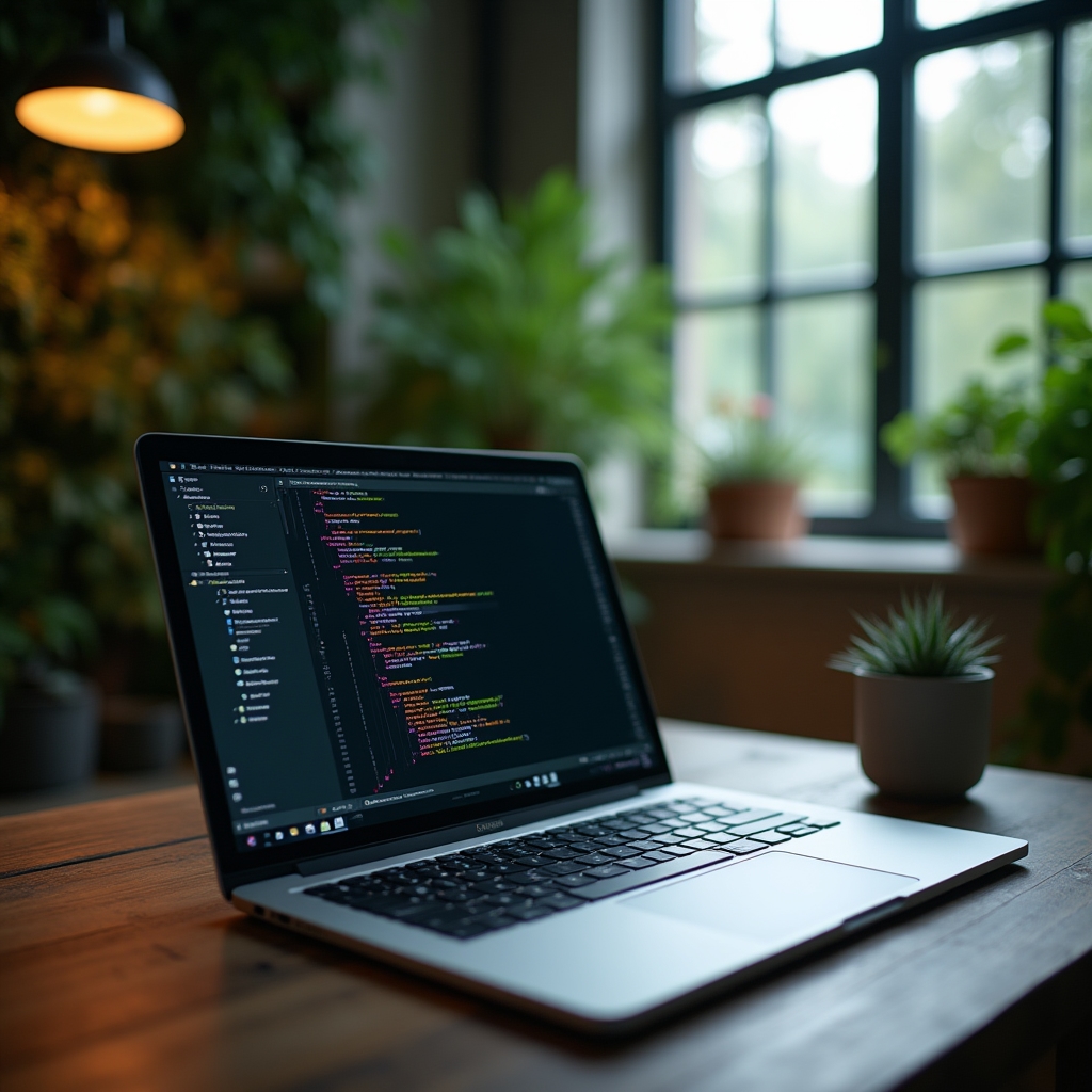 Nowoczesny edytor kodu z kodem CSS i HTML